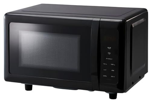 simplus シンプラス 電子レンジ 18L フラットテーブル ヘルツフリー 600W 500W 単機能 シンプル チャイルドロック付き SP-ER01-WH 新生活 一人暮らし 小型 (フラットテーブル式/ブラック)e