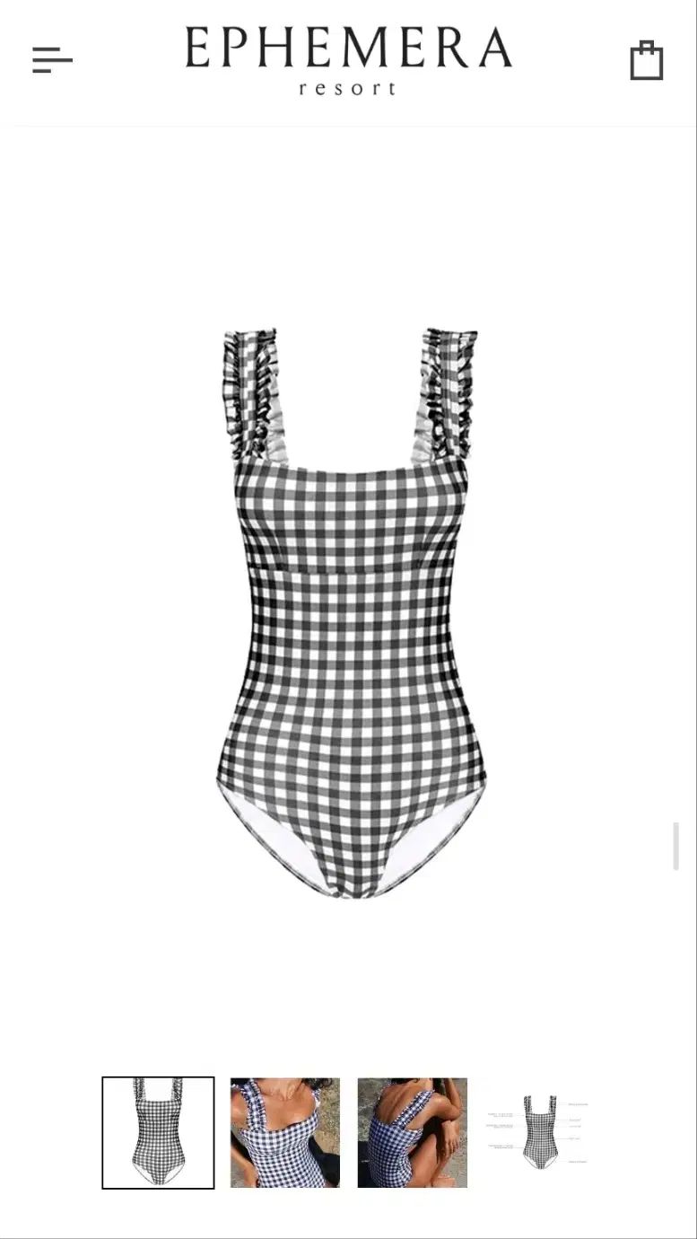 未使用) エフェメラ ONE PIECE 水着 高級 Swim ウェア EPHEMERA (FR 38 / 44반 55) 11,831円