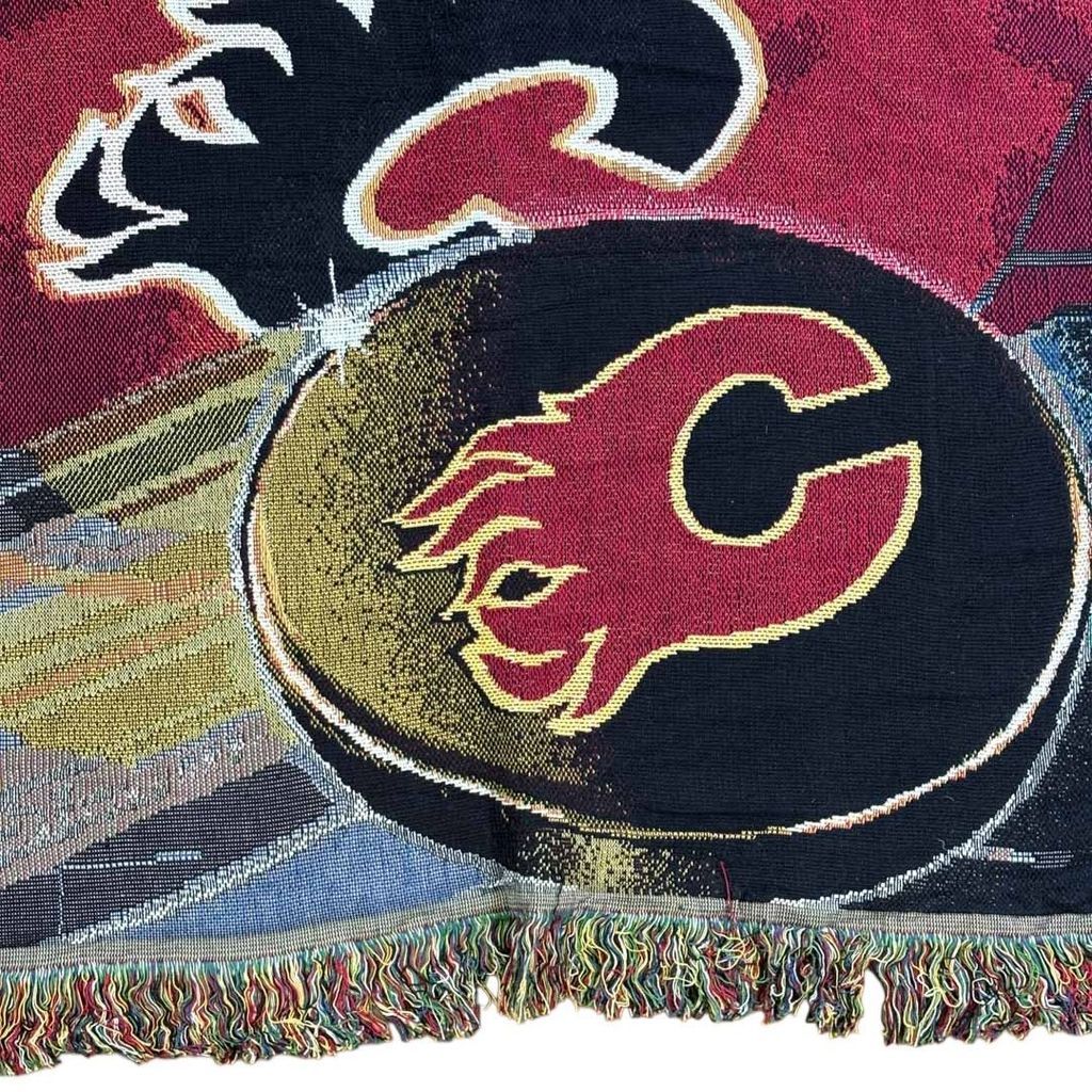 vintageラグ カーペット NHL カルガリー・フレームス 1738 - メルカリ