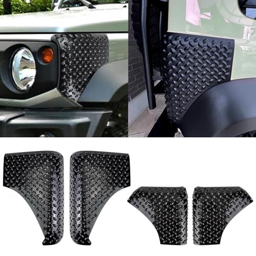 R★POWER PANDA 新型ジムニー 適合 JB64 コーナーガード ジムニーシエラ JB74 適合 フェンダーガード コーナーカバー フェンダーカバー フロントボンネット ダーコーナー カバー プロテクターカバー ガーニッシュ 外装パー 01cebb69