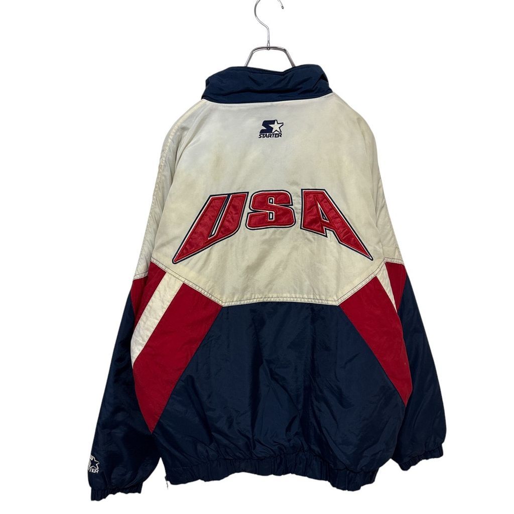 【STARTER】 90s Atlanta Padded Anorak Jacket アトランタ五輪 中綿入りアノラックジャケット S-4165