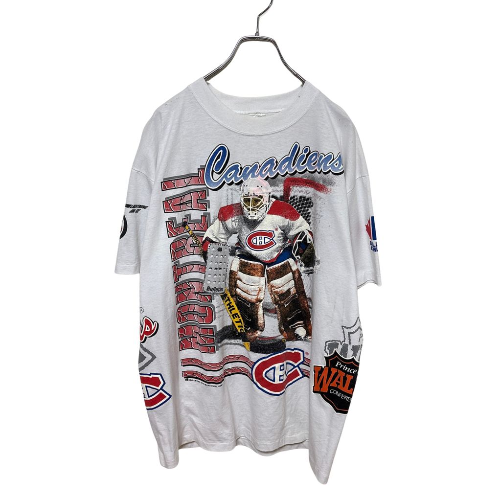 【BULLETIN ATHLETIC】 NHL Canadiens カナダ製 モントリオール・カナディアンズ シングルステッチTシャツ S-7037 7,700円