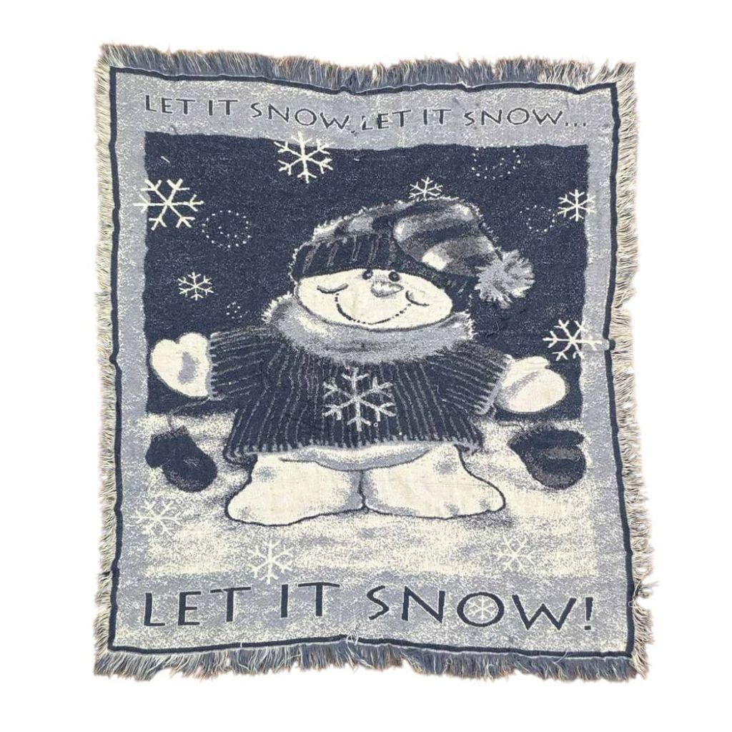 vintageラグ カーペット 雪だるま クリスマス 2133 - メルカリ