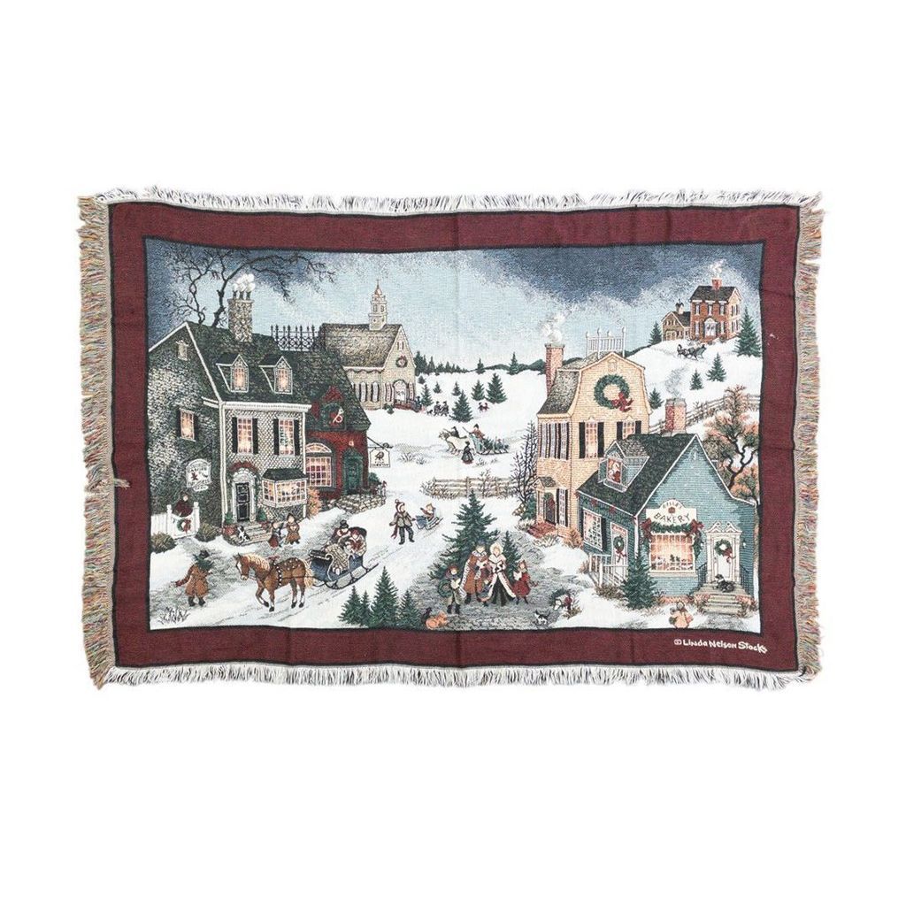vintageラグ カーペット 雪山 馬ソリ 風景 1090 vintageラグ カーペット 雪山 馬ソリ 風景 1090 - メルカリ