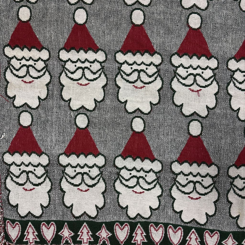 vintageラグ ブランケット マルチカバー タペストリー クリスマス