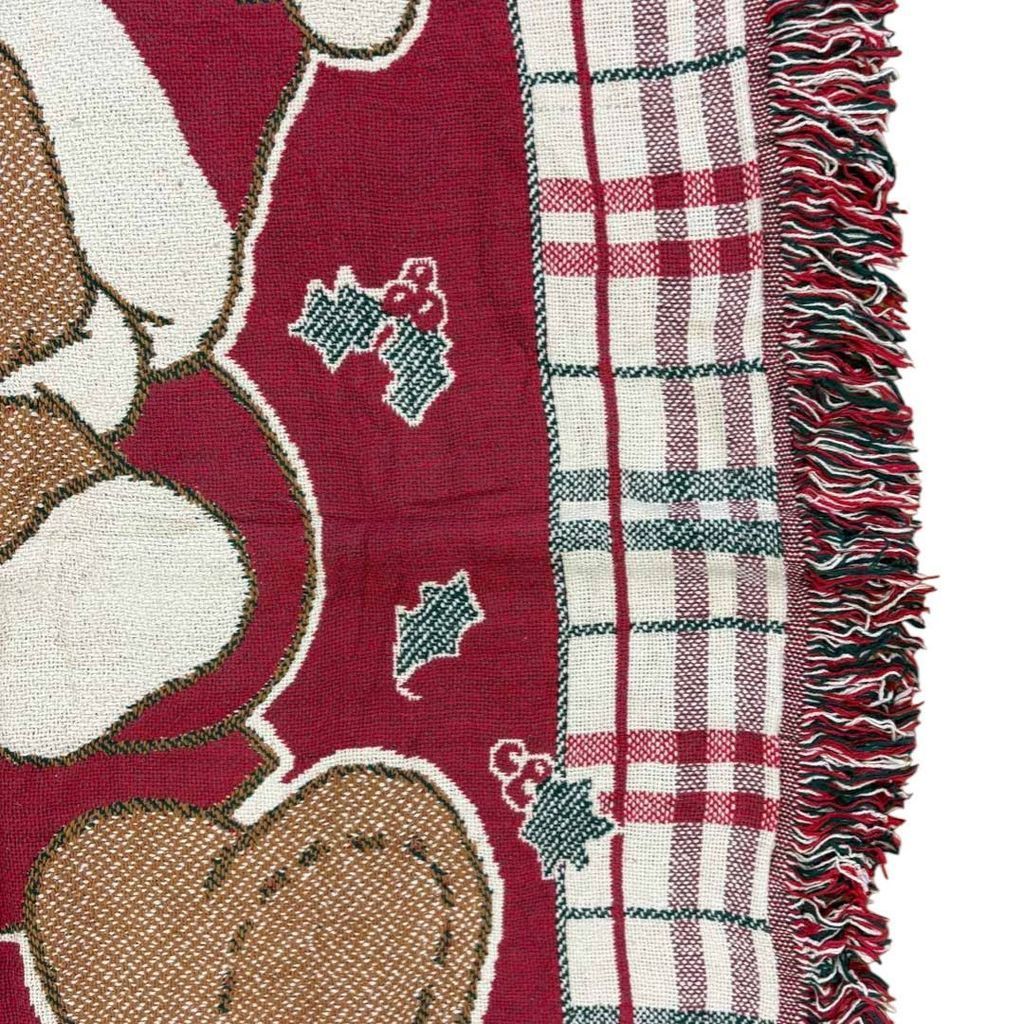 vintageラグ カーペット USA製 テディベア クリスマス 1966 vintageラグ カーペット テディベア サンタ クリスマス 1985 - メルカリ