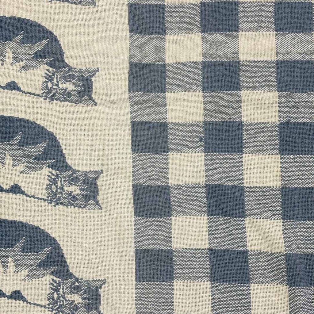 vintageラグ カーペット キャット チェック アニマル 1773 - メルカリ