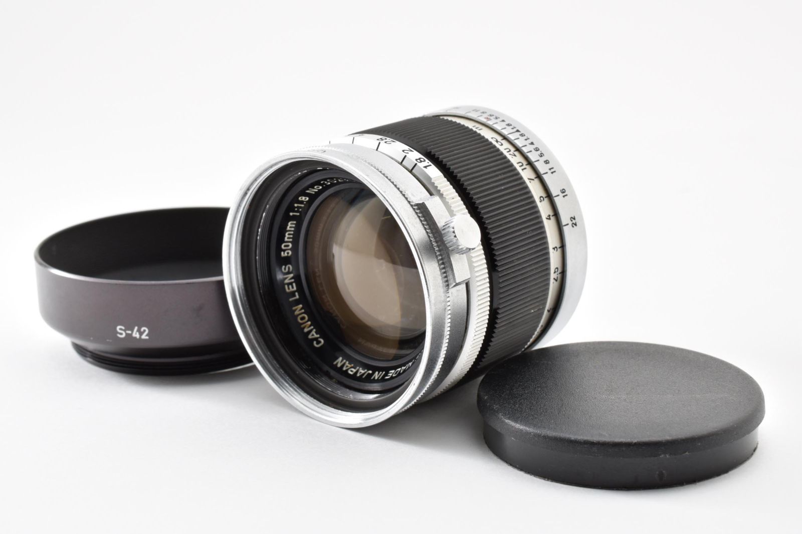 ★良品★ キヤノン CANON CANON LENS 50mm F1.8 Leica Lマウント #2621