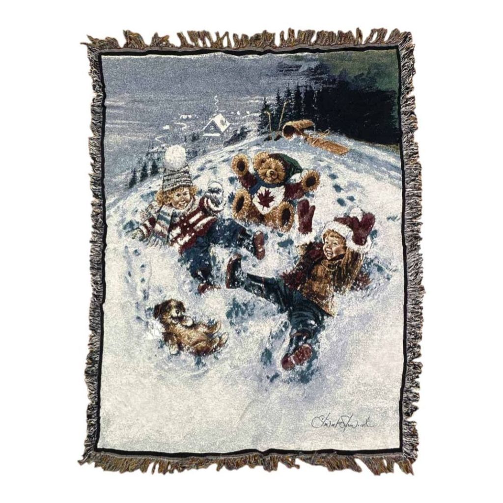 vintageラグ カーペット クリスマス テディベア 家族 2075 - メルカリ