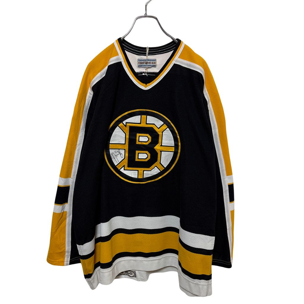 【CCM】 NHL Boston Bruins Hockey Shirts ボストンブルーインズ ゲームシャツS-4690