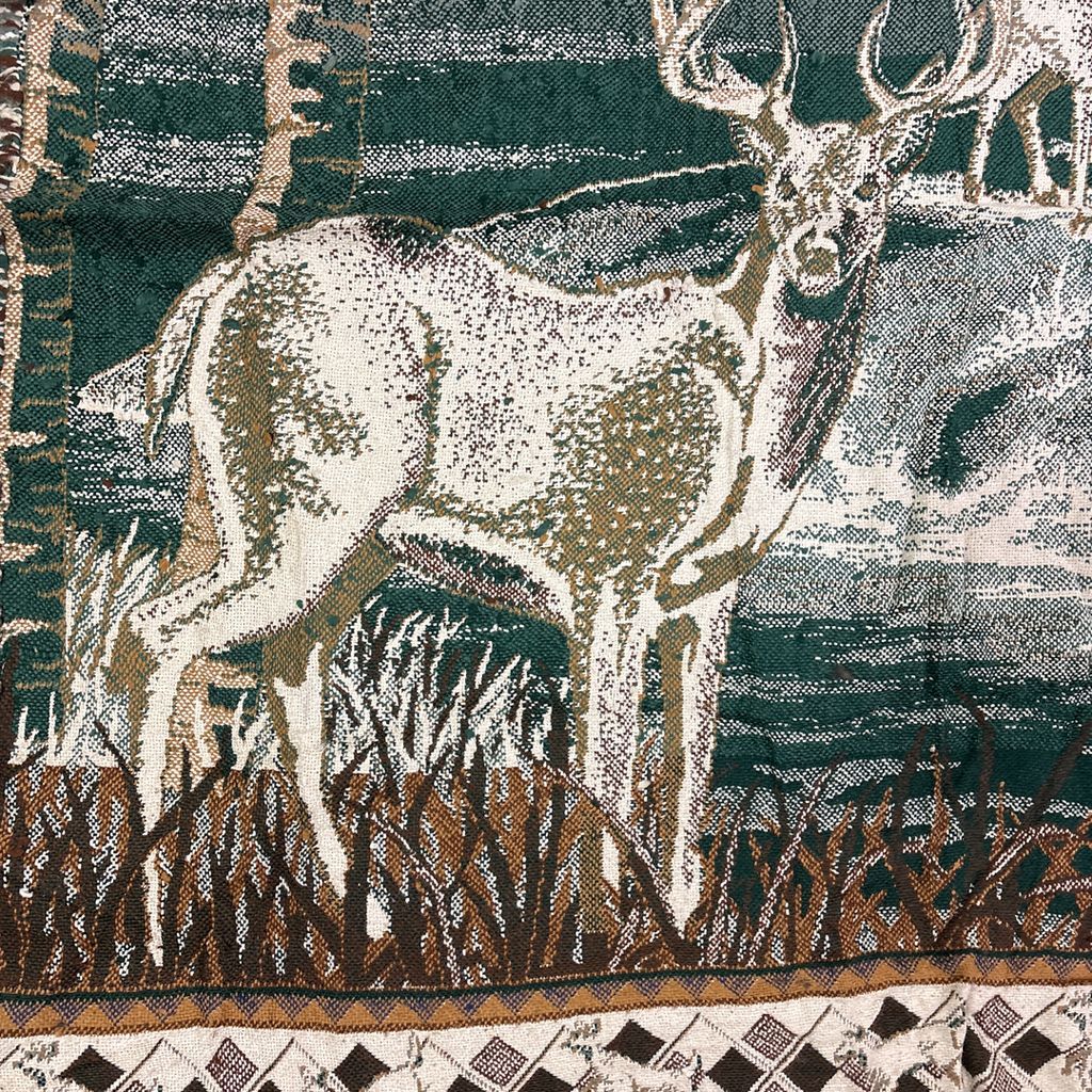 vintageラグ ブランケット マルチカバー タペストリー アニマル 動物