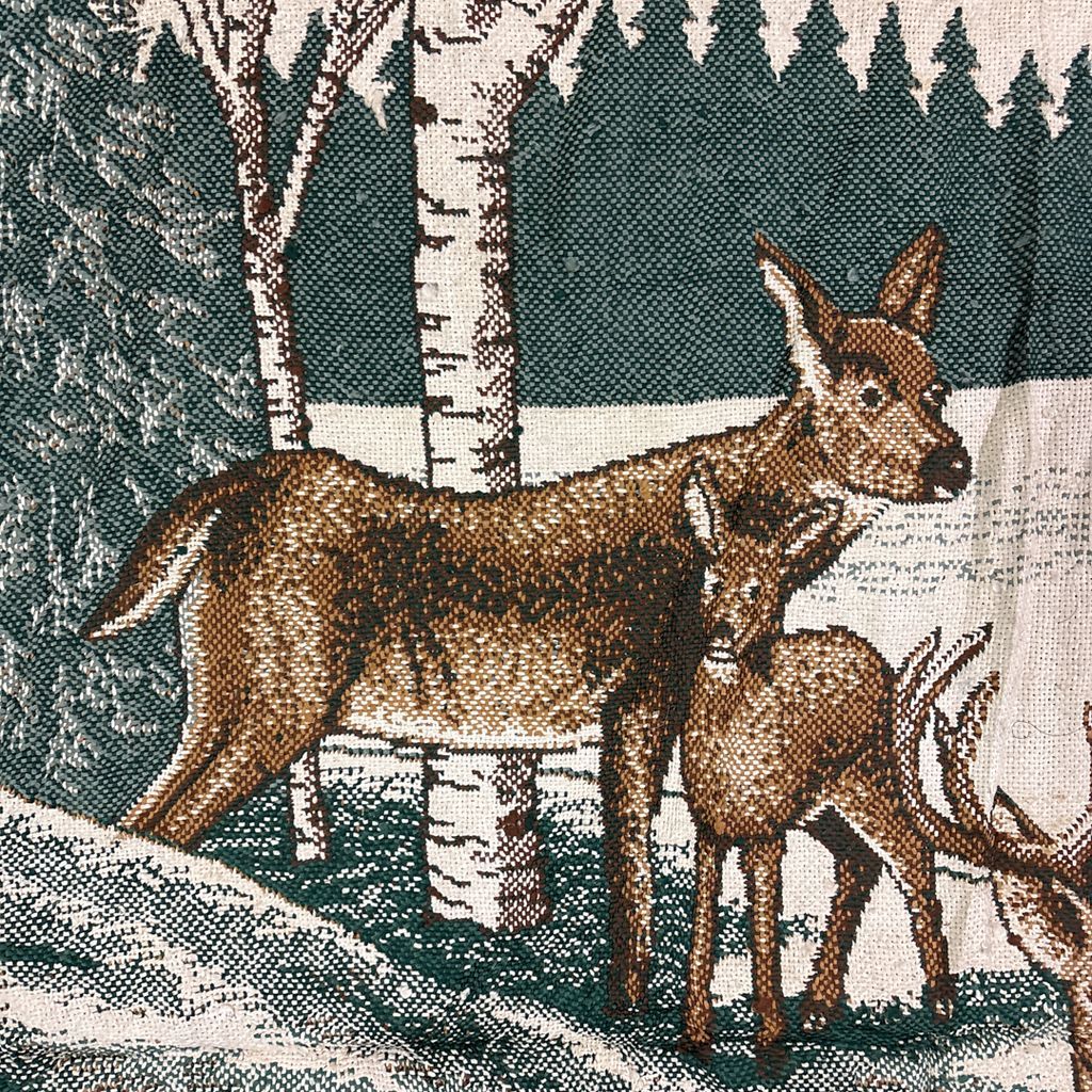 vintageラグ ブランケット マルチカバー タペストリー アニマル 動物