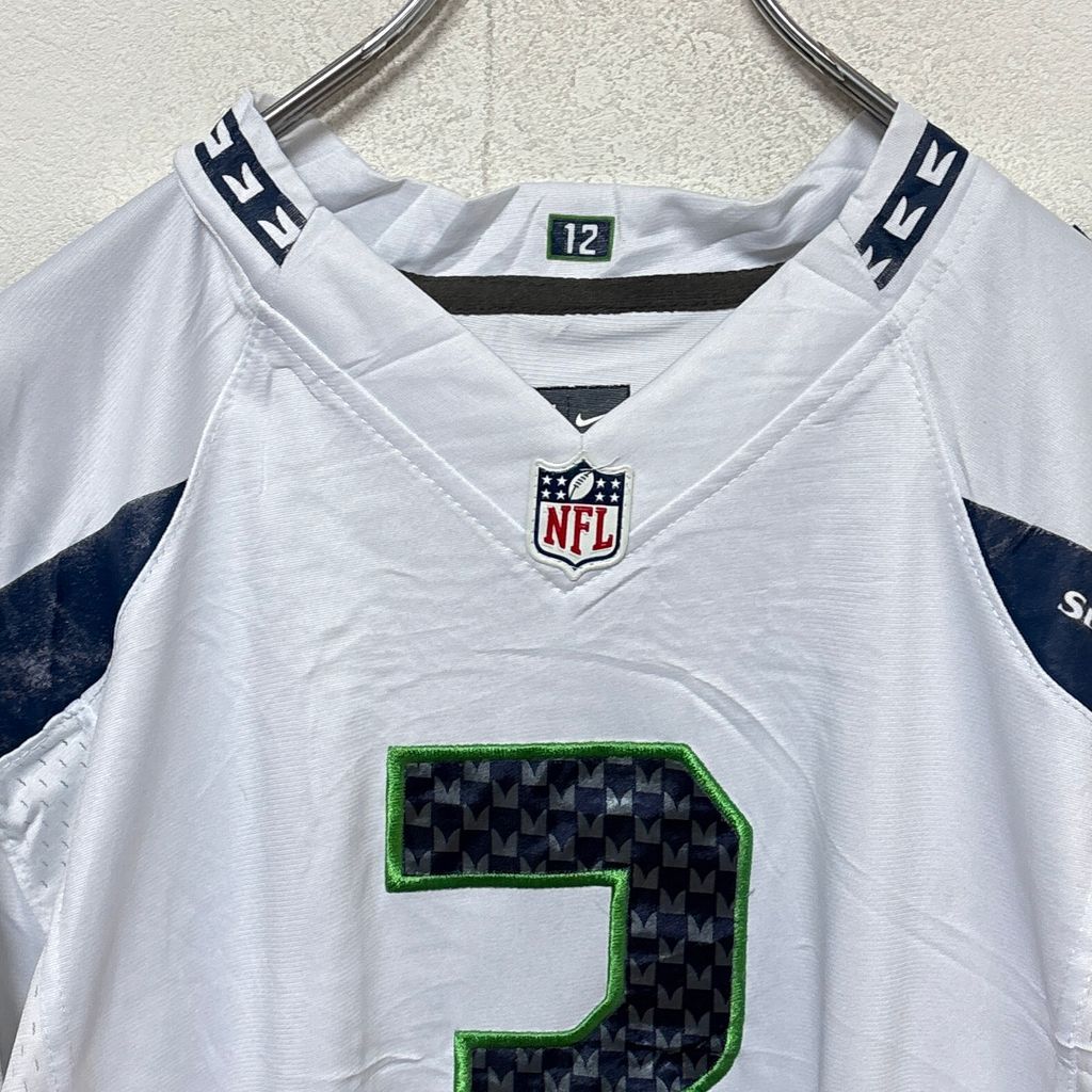 NIKE】 NFL Seattle Seahawks Football Shirts WILSON シアトルシー