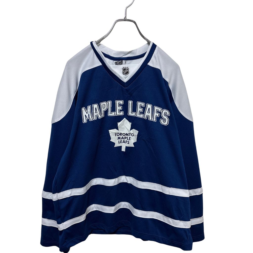 【NHL】 Toronto Maple Leafs Hockey Shirts トロント・メイプルリーフス ゲームシャツ S-4646