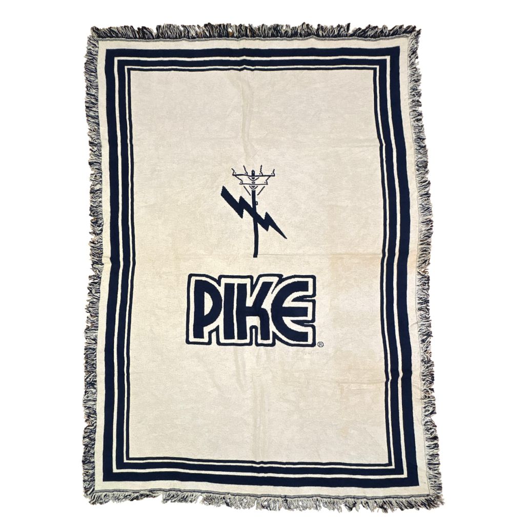 vintageラグ ブランケット マルチカバー タペストリー パイカッパアルファ フラタニティ 稲妻 Rug Blanket PIKE 3684 5,840円