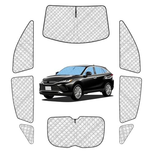 ハリアー80系 専用サンシェード 全窓対応 車用 遮光シェード 車窓日よけ 車中泊グッズ はめ込み式 プライバシー確保 車用カーテン 盗難防止アウトドア 仮眠 車内の暑さ対策 カーフィルム カーシェード サイド カーテン セットts 79b1eb44
