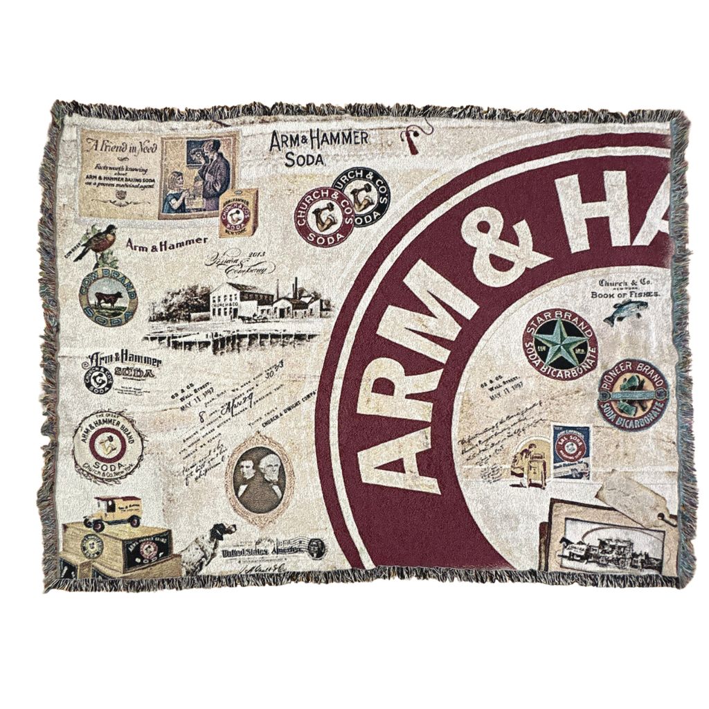 vintageラグ ブランケット マルチカバー タペストリー 重曹 企業 ベーキングソーダ 広告 Rug Blanket Arm&Hammer 4065