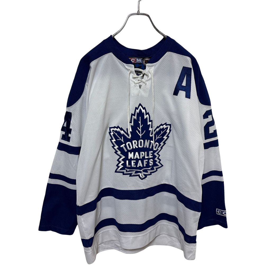 【CCM】 NHL Toronto Maple Leafs Hockey Shirts トロント・メイプルリーフス ゲームシャツS-4659