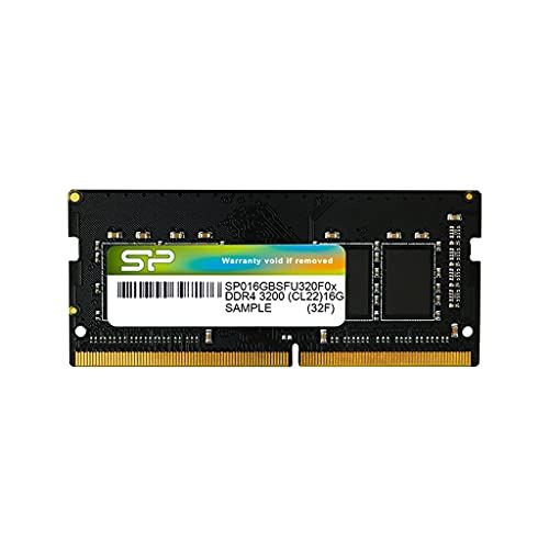 Silicon Power SP008GBSFU320B02 Laptop RAM Memory, DDR4-3200 (PC4-25600), 8GB x 1, 260 Pin, 1.2V, CL22e