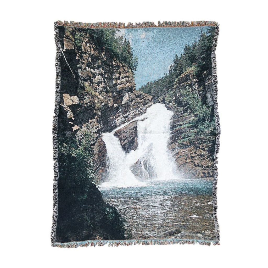 vintageラグ カーペット 風景 ピクチャー 滝 1206 7,800円