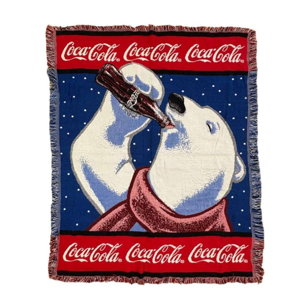 vintageラグ カーペット 90s コカ・コーラ ポーラーベア 1659 13,680円
