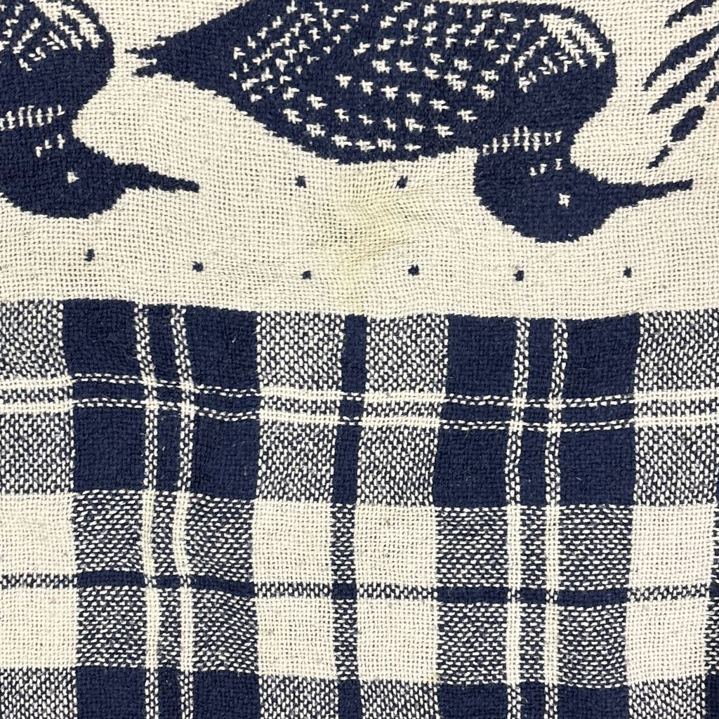 vintageラグ ブランケット マルチカバー タペストリー ハシグロアビ