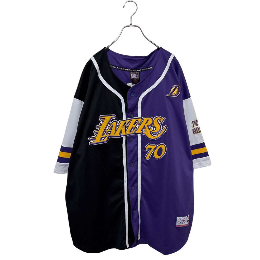 【NBA】 Los Angeles Lakers Team Logo Shirts ロサンゼルスレイカーズ バスケ ゲームシャツ S-5573