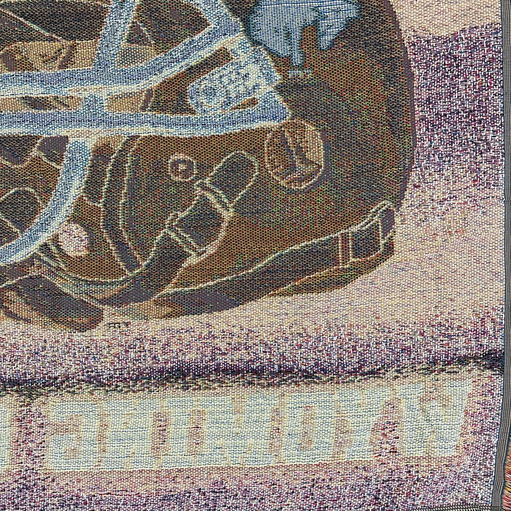 【USA製】NFLパッカーズvintageラグマット タペストリーマルチカバー vintageラグ ブランケット マルチカバー タペストリー USA製