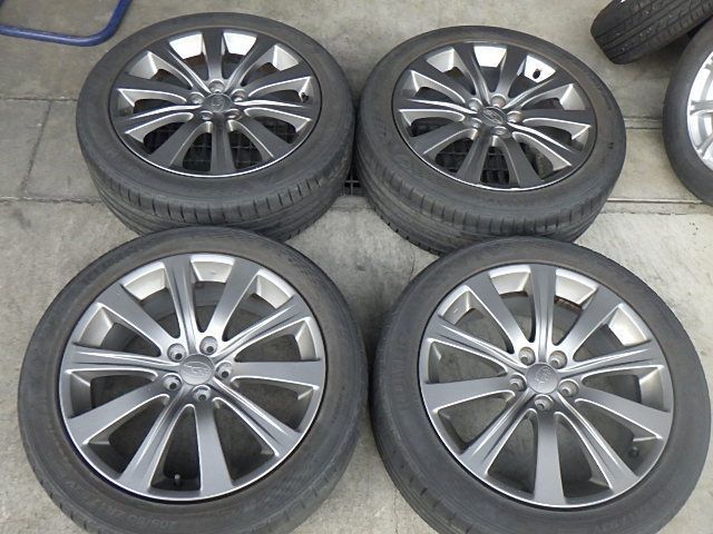 242-576　スバル純正　アルミホイール＆ラジアルタイヤ　205/50R17　2021年　４本セット