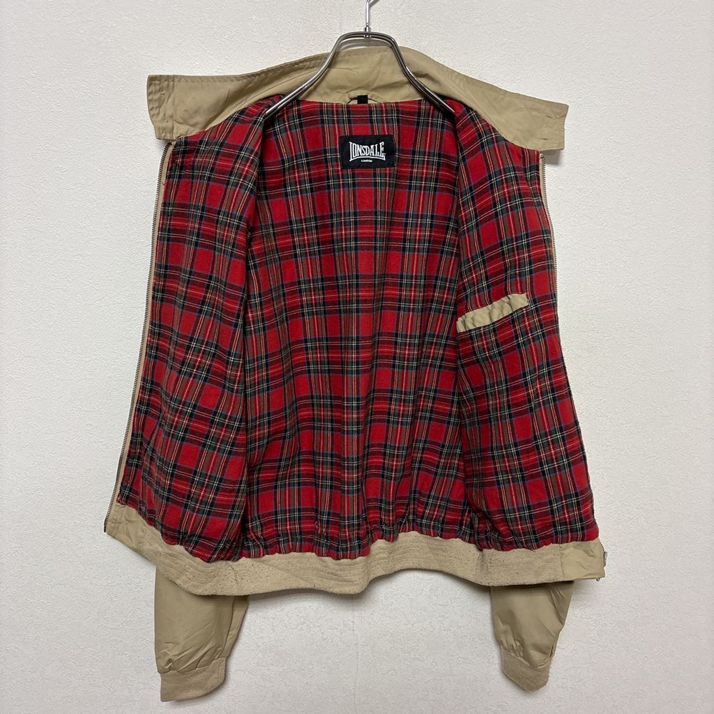 LONSDALE】 Swing Top Harrington Lining Check スウィングトップ