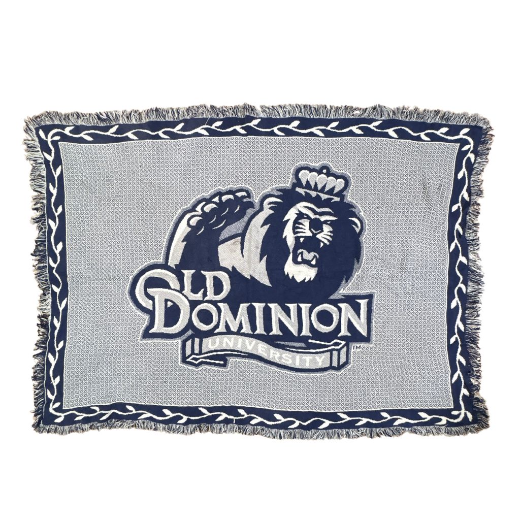 vintageラグ ブランケット マルチカバー タペストリー オールドドミニオン大学 カレッジ Rug Blanket Old Dominion 3655