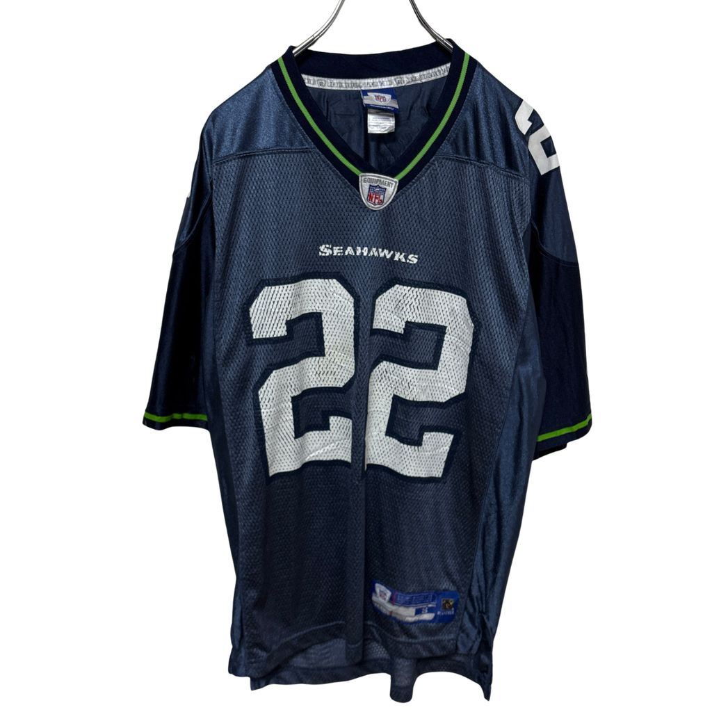 Reebok】 NFL Seattle Seahawks Football Shirts JONES シアトルシー