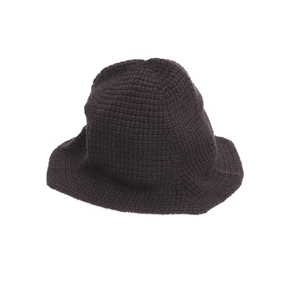 【中古】オム プリッセ イッセイミヤケ HOMME PLISSE ISSEY MIYAKE 2026年春夏 ニット クロシェ ハット ダークブラウン系【メンズ】