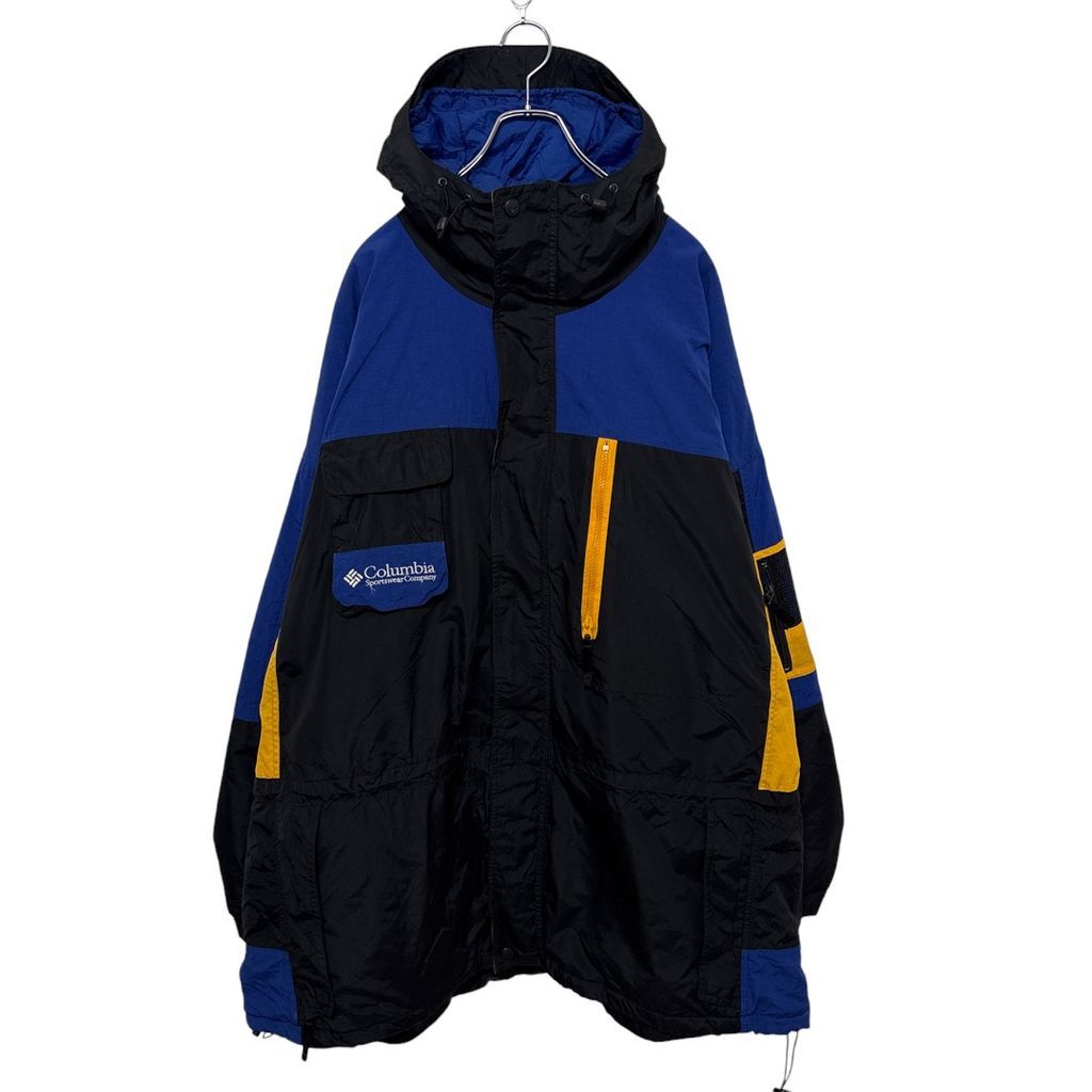【Columbia】 白タグ ワンポイントロゴ刺繡 中綿入りマウンテンパーカー S-3868