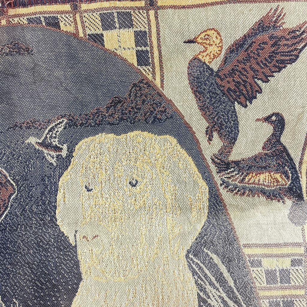 vintageラグ ブランケット マルチカバー タペストリー ゴールデン