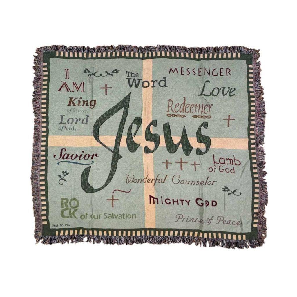 vintageラグ カーペット USA製 ジーザス キリスト教 宗教 1703 6,000円