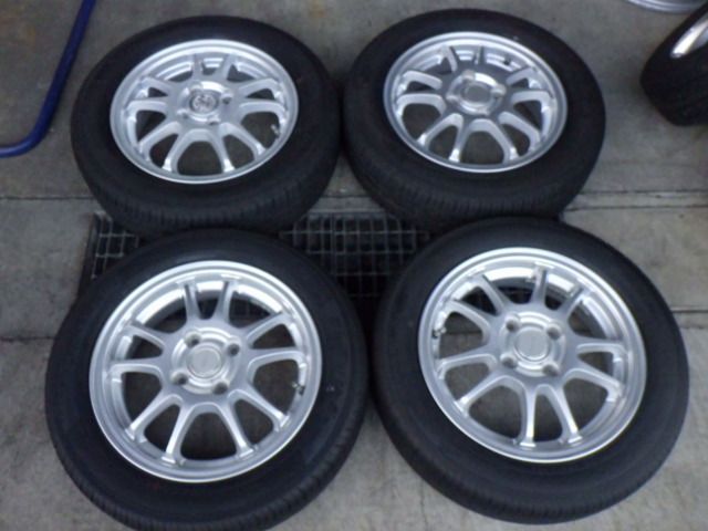242-580　ECO FORM　アルミホイール＆ラジアルタイヤ　155/65R14　2022-24年　４本セット 21,170円