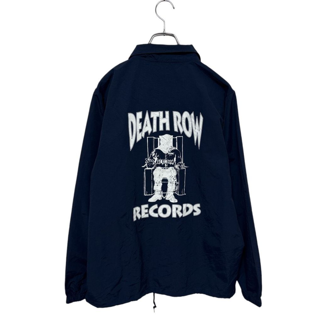 【DEATH ROW RECORDS】 Deadstock Logo Back Print Coach Jacket 未使用タグ付き コーチジャケットS4355 13,500円
