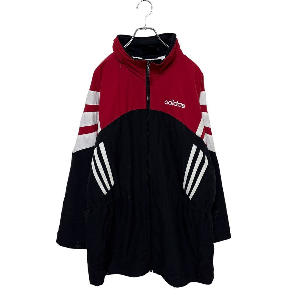 【adidas】 90s Storageble Hood Three Stripes Jacket スリーライン ロゴ刺繡ジャケット 仲野太賀 S-4171