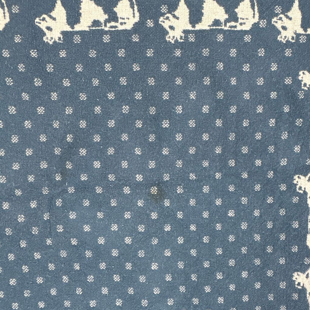 vintageラグ ブランケット マルチカバー タペストリー ドット ウシ