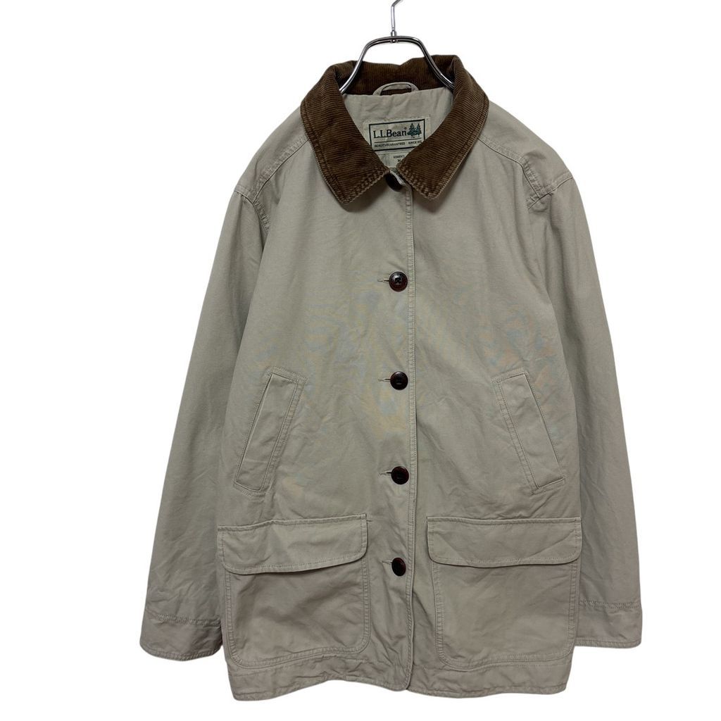 【L.L.Bean】 Corduroy Collar Canvas Hunting Jacket コーデュロイ襟ダックハンティングジャケット S-4240