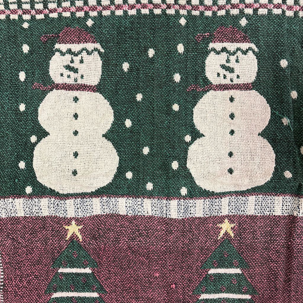 vintageラグ ブランケット マルチカバー タペストリー クリスマス