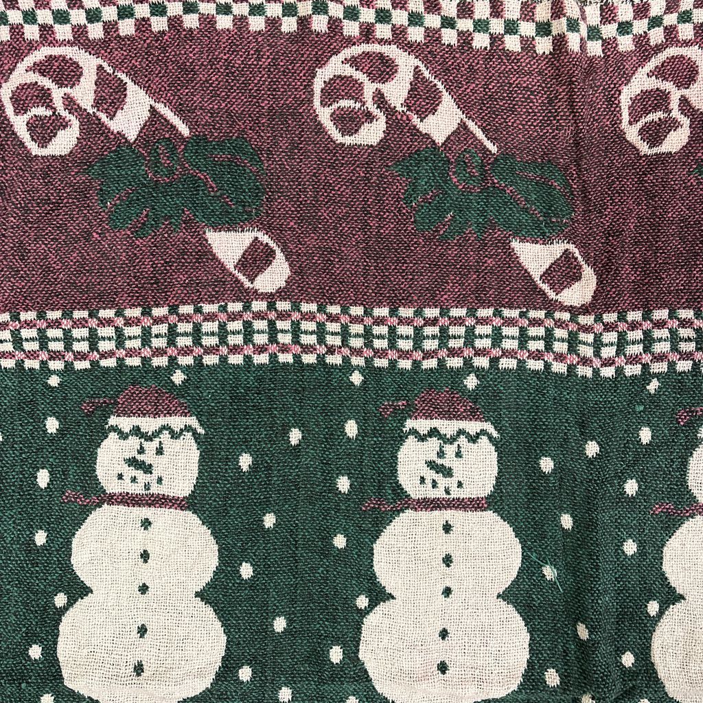 vintageラグ ブランケット マルチカバー タペストリー クリスマス