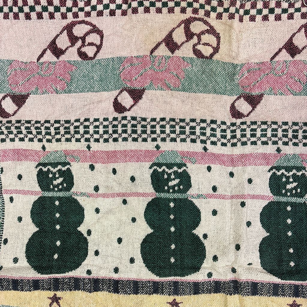 vintageラグ ブランケット マルチカバー タペストリー クリスマス