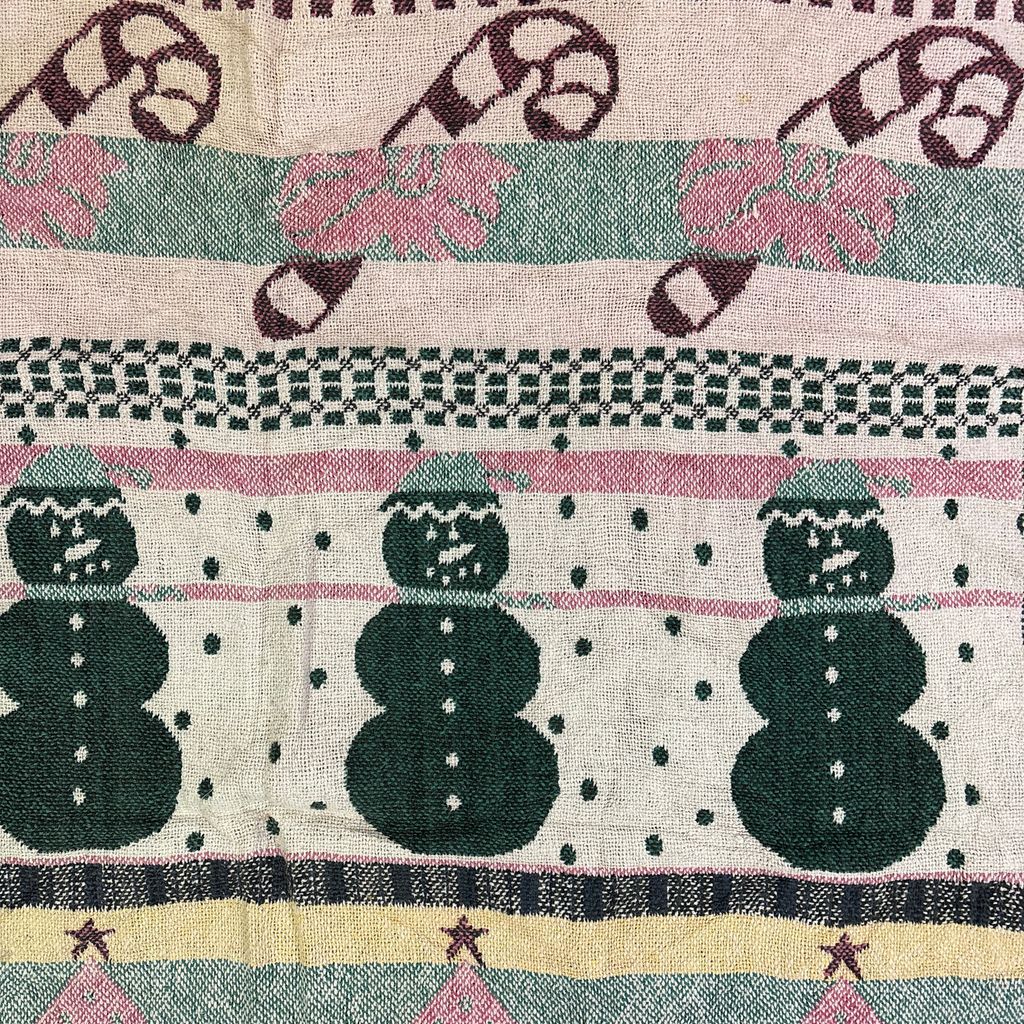 vintageラグ ブランケット マルチカバー タペストリー クリスマス