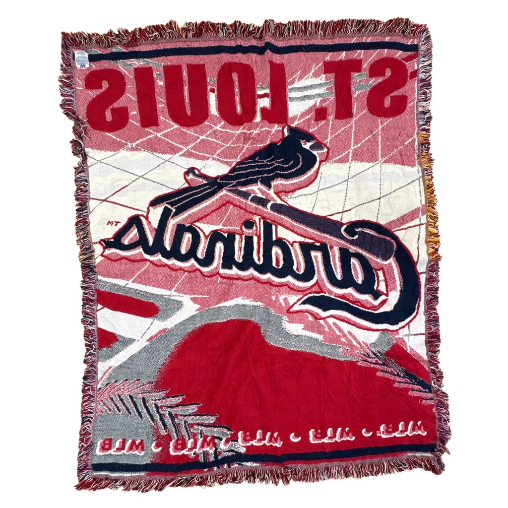 vintageラグ ブランケット マルチカバー タペストリー USA製 MLB