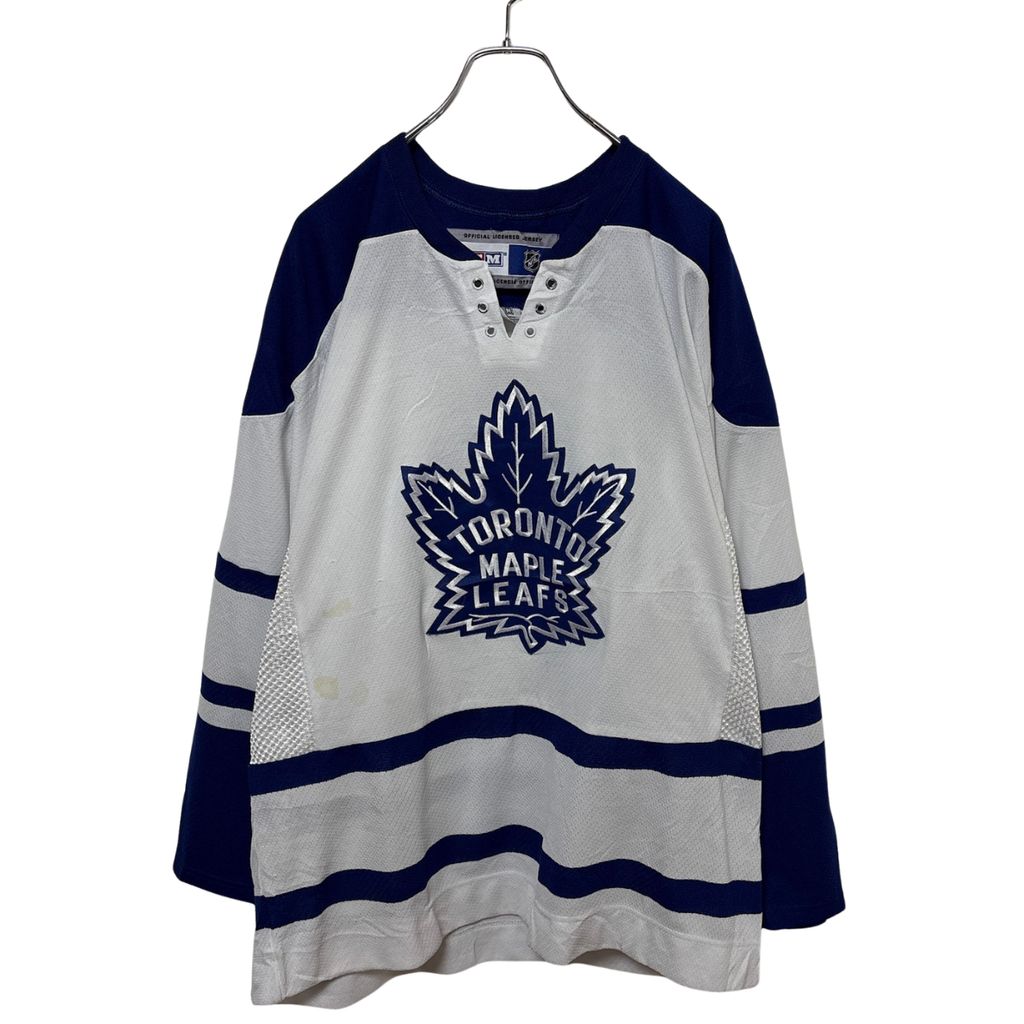 【CCM】 NHL Toronto Maple Leafs Hockey Shirts トロント・メイプルリーフス ゲームシャツ S-4645
