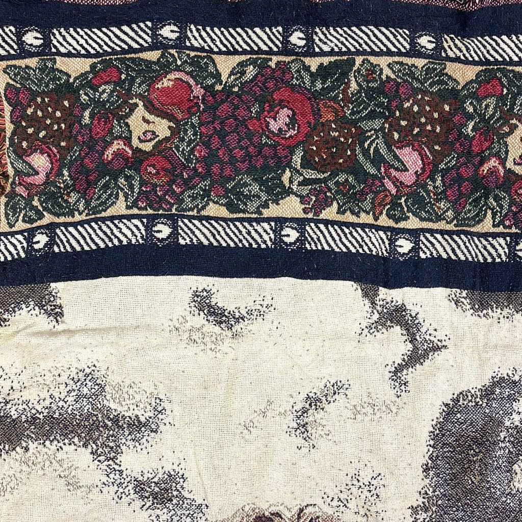 vintageラグ ブランケット マルチカバー タペストリー 天使 エンジェル