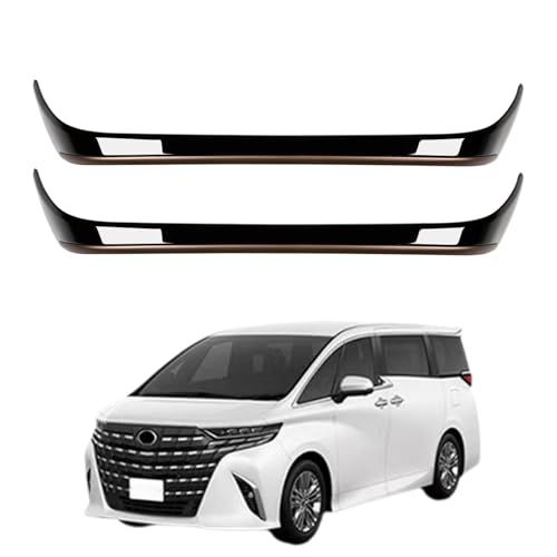 R★新型 アルファード ヴェルファイア 40系に対応 専用 バックシートハンドルトリムカバーパネル カスタムパーツ アクセサリー 室内装グッズ (二色?り(ピアノブラック+ローズゴールド)) 402f9808