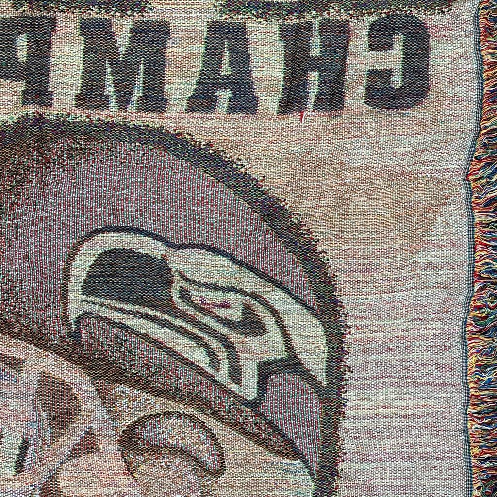 vintageラグ ブランケット マルチカバー タペストリー USA製 シー